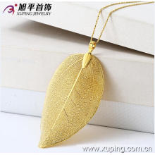 Mode Xuping 24k Gold Fancy Schmuck Legierung Anhänger mit Pflanze ein Blatt-31940 geformt
